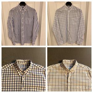 2x J. Crew Lightweight Button-Down Shirts (LG)